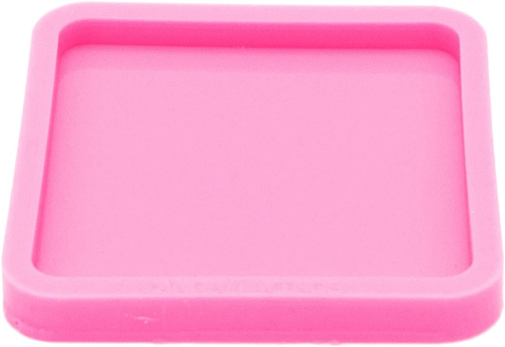 Super Shiny 9cm/3.54inch Square Shape Resin Coaster Mold Tray Silicone Molds Epoxy Resin Casting Molds DIY Geode