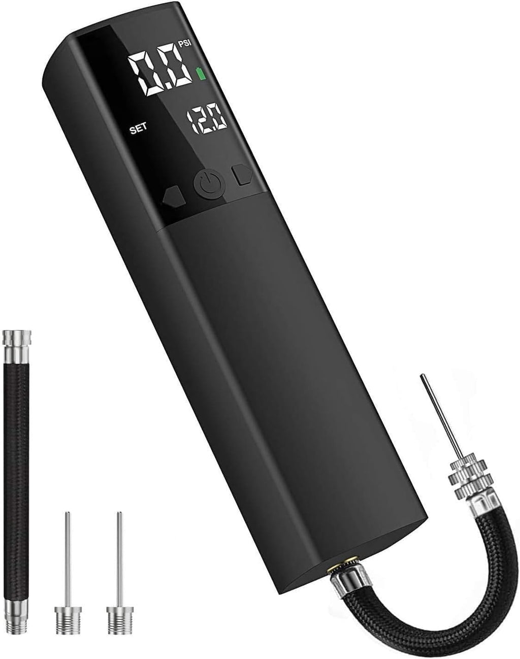 Electric Ball Pump for Sports Balls, Basketball Pump with Gauge and LCD | Portable Ball Inflator for Basketball