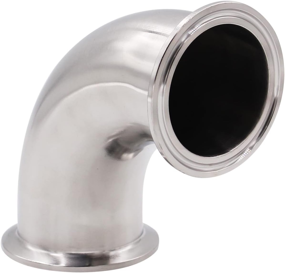 DERNORD Elbow 90 Degree Sanitary Pipe Fitting SS304 Tri Clamp (2" Tube OD)