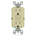 Self-Test SmartlockPro Slim GFCI Weather-Resistant and Tamper-Resistant Receptacle with LED Indicator, 15 Amp