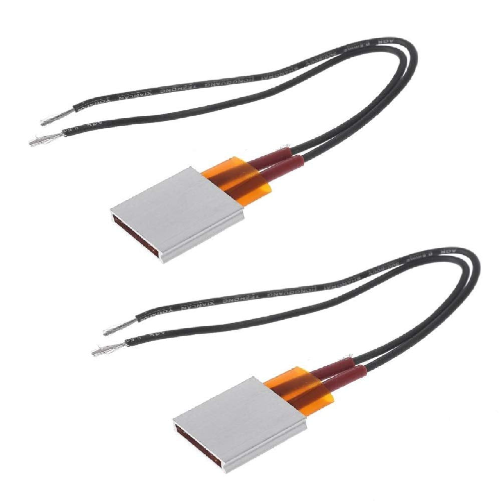 Bestol 2pcs PTC Heating Element 5W-50W AC DC 24V 70 Degree consistant Temperature Ceramic Thermostatic