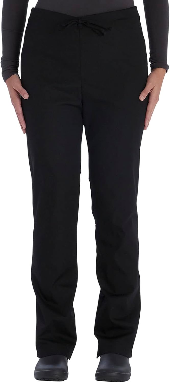 Unisex Scrub Sets V-Neck Shirt with Drawstring Pants