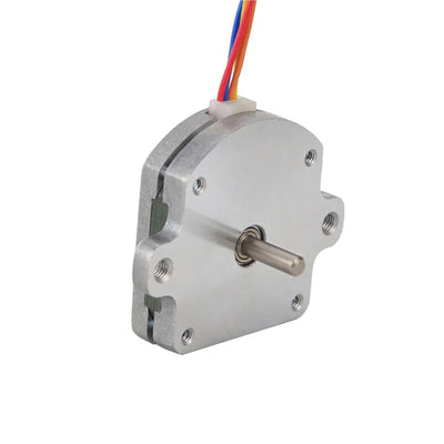 Pancake Motor 11 Stepper Motor Bipolar 1.8deg 1Ncm 0.5A 28x28x9.5mm 4-Lead Round Stepper Motor