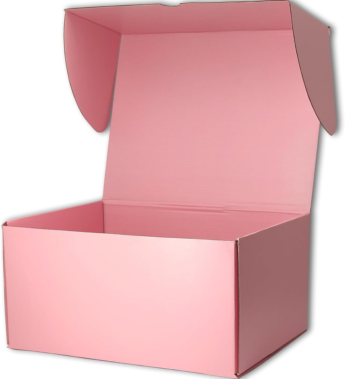 12x10x6 Shipping Boxes (15pcs) Pink Mailer Corrugated Cardboard Box