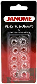 Janome 10-Pack Plastic Bobbins for All Janome Models