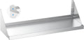 Stainless Steel Wall Shelf with Reversible Brackets,12" x 36"