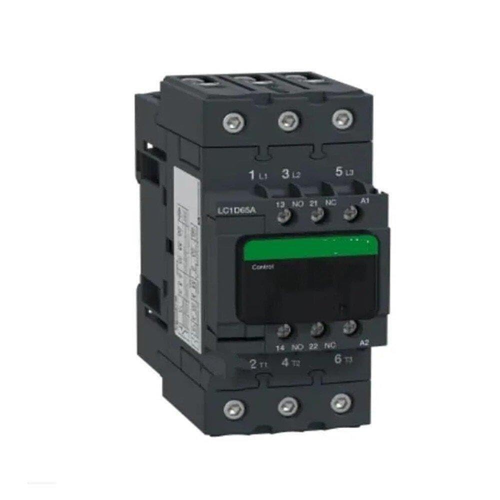 LC1D65A LC1D65AB7 LC1D65AB7C Contactor - 3P(3 NO) - AC-3 - = 440 V 65 A - 24 V AC 50/60 Hz Coil Protect Electrical Equipment