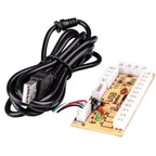 Zero Delay Arcade USB Encoder PC to Joystick for PC Mame Jamma Raspberry Pi & Other Pc Fighting Games
