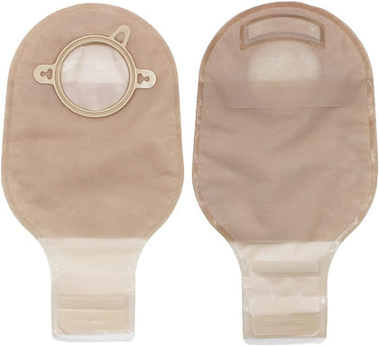 Ileostomy Supplies, 10 PCS Colostomy Bags, Two-Piece Colonoscopy Bags with Hook and Loop Closure for Stoma Care (No