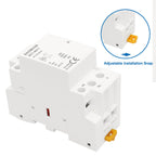 BAOMAIN 220V AC 2-Pole 40A Modular Contactor, 1NO1NC, DIN Rail Mount