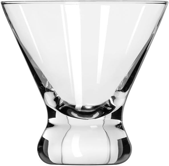 Cosmopolitan Stemless Martini Glasses Set of 12, Cocktail Cups