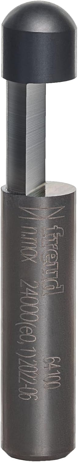 Solid Carbide Flush Trim Bit for Fast Plastic Laminate Trimming - Self-Piloting for Clean Cuts - 1/4" Shank, 24000