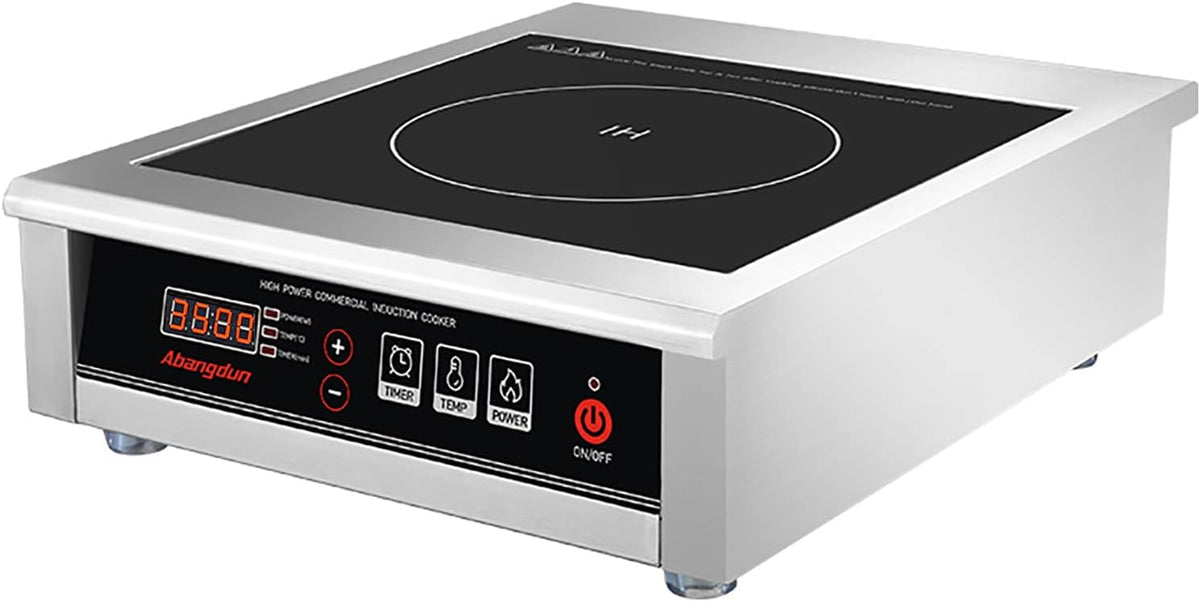 3500W Commercial Induction Cooktop, 220V Single Countertop Burner