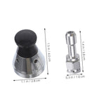 Pressure Cooker Steam Valve 60kpa 2 Sets Stainless Steel Replacement