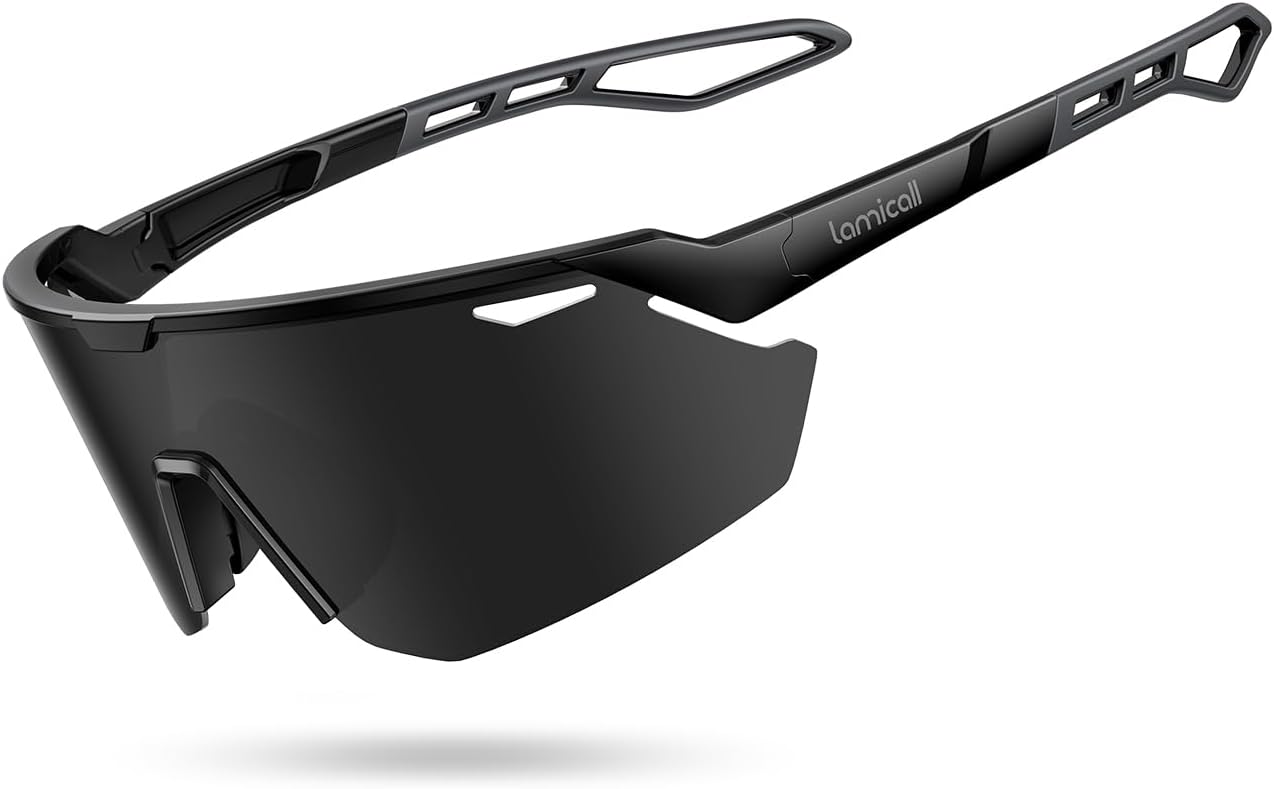 24g Polarized Sports Sunglasses for Men Women - UV400 Protection Sun Glasses for Baseball Running Cycling Fishing