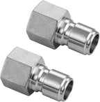 Stainless Steel Male Quick Disconnect,Female NPT 1/2" Homebrewing Quick Connector 2 Pack