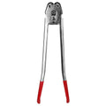 Strapping Tool Crimper Pliers Sealer for PP PET Plastic Strap with Heat Treated Jaw Long Handle 12-19mm Width Heavy