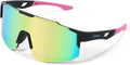 Polarized Sports Sunglasses for Men Women, Sunglasses for Teens Baseball, Biking, Cycling with UV400 Protection