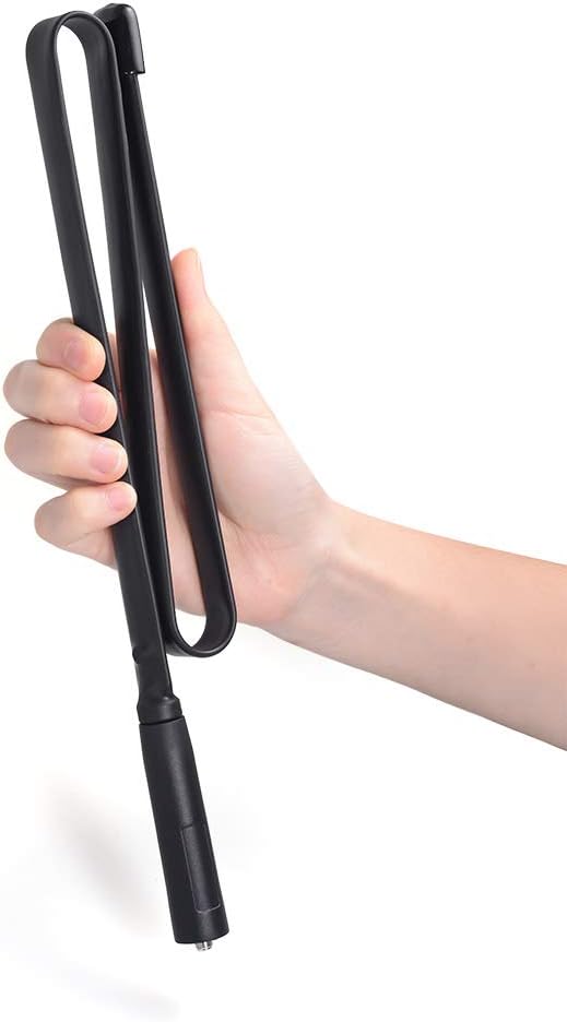Foldable CS Tactical SMA Female Ham Radio Antenna 2-Pack Dual Band | VHF UHF 136-520MHz 31 inch Antenna for Baofeng