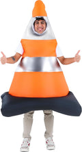 Inflatable Costume For Adults, Inflatable Traffic Cone Costume Funny Blow Up Animal Suit for Halloween - Men and Women