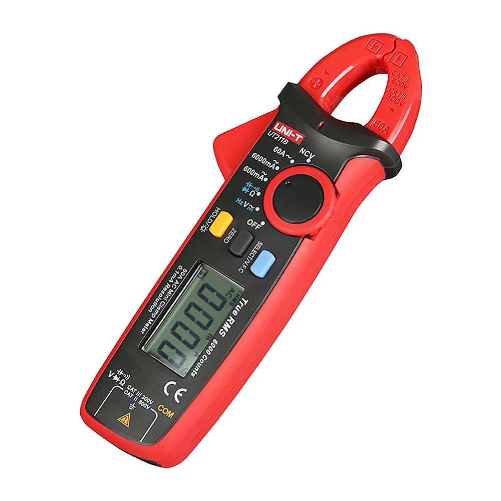UNI-T AC/DC Digital Mini Clamp Meter 6000 Counts True RMS 60A Ammeter