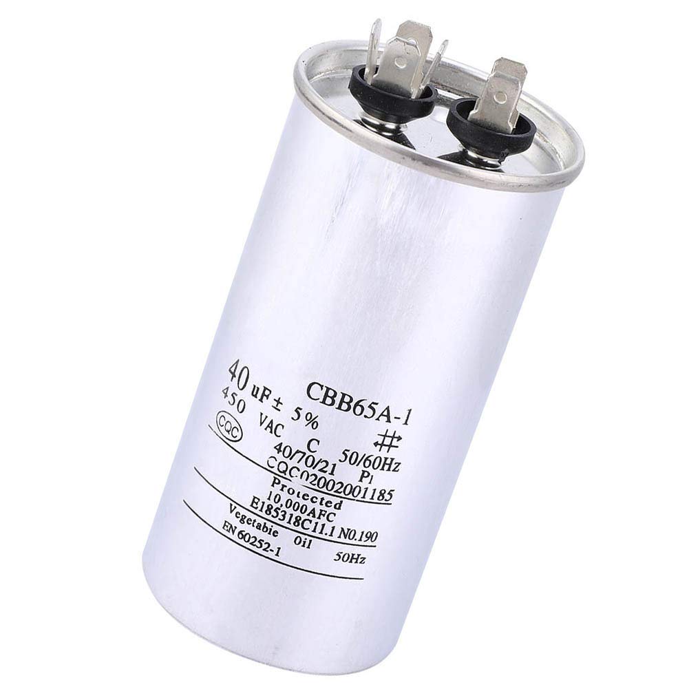 Capacitor Cbb65a-1 Liwah CBB65 40UF 450V Aluminum Foil Capacitor - AC & Industrial Motor Drive - Compact & Reliable Performance