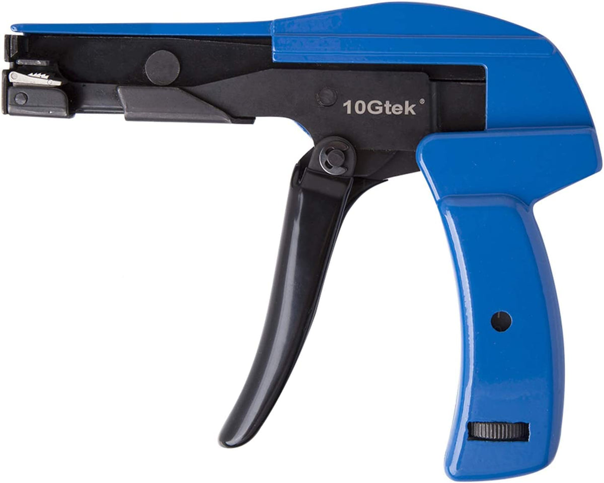 10Gtek Cable Tie Gun, Nylon Zip Tie Tensioning and Cutting Tool