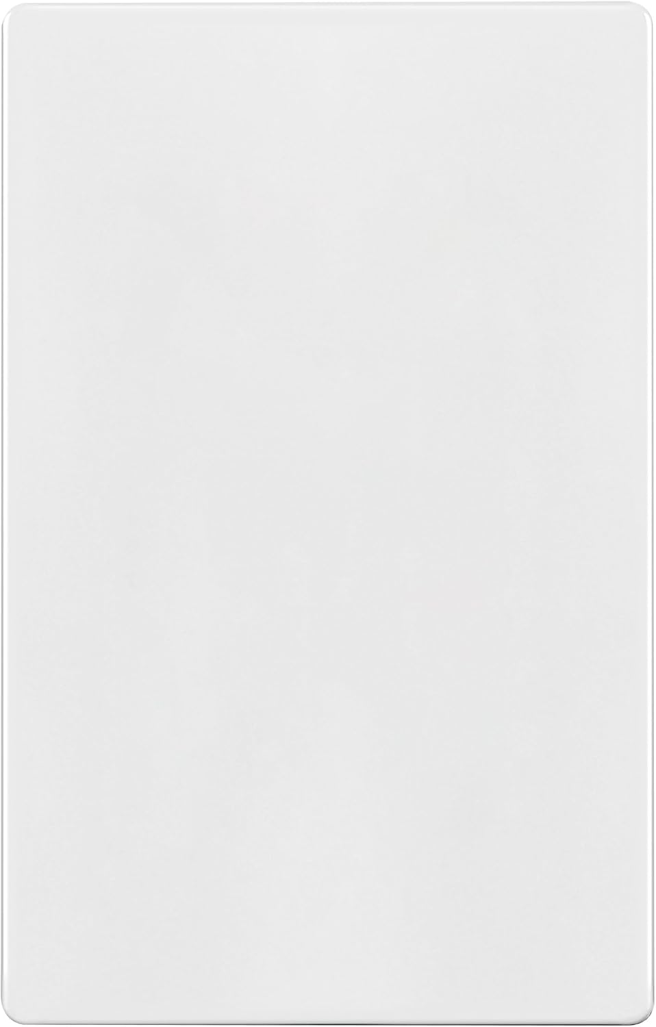 Screwless Blank Wall Plate, 1-Gang No Device Outlet Cover, 1 Pack, Black | Child safety, modern & clean finish