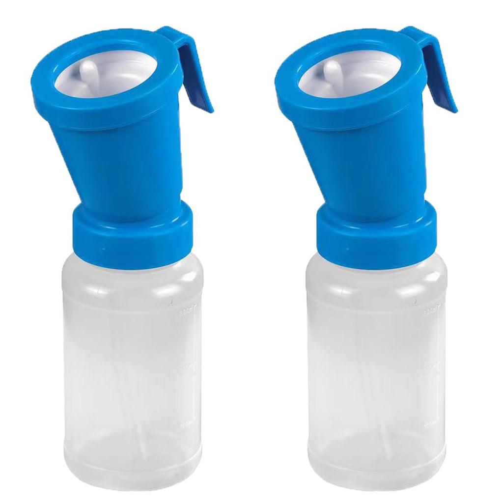 Teat Dip Cup, Blue, 300 ml, 2 Pack