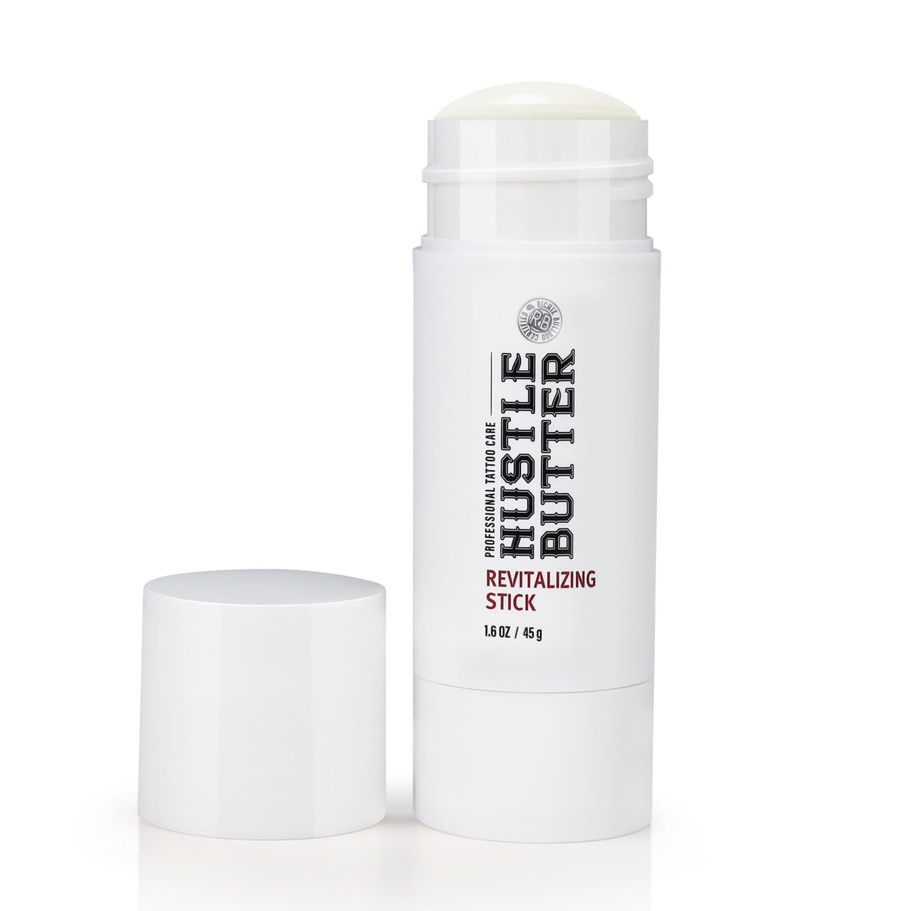 Hustle Butter Tattoo Aftercare - Portable Balm Stick - On The Go Tattoo Aftercare - Naturally Derived Vegan Cruelty
