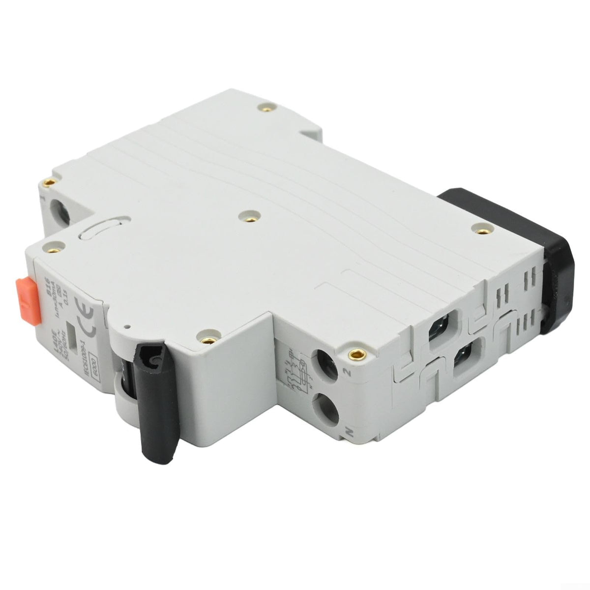 Hosrivae RCBO Breaker 16A Type A B, 30mA Residual Current Switch 230V 1P+N with Visual Indicator, DIN Rail Home