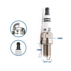 TORCH DK7RTI Iridium Spark Plug Replace for NGK 6046 DCPR7EIX KR7AI