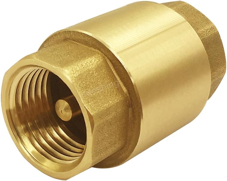Hooshing 2PCS Spring Check Valve 1/2" NPT Female Thread Backflow Preventer