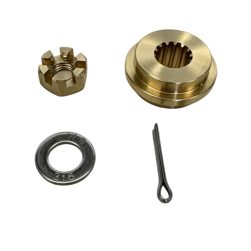 COPKINGO Propeller Installation Hardware Kit for Tohatsu Outboard 9.9HP-20HP 362-64231-0 Prop Hardware Kit fit Mercury/OMC/Johnson/Evinrude Engine Included Thrust Holder/Washer/Nut/Cotter Pin