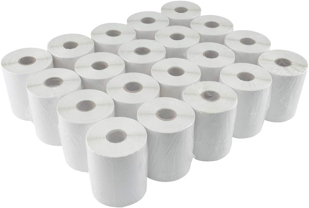 5000 4" x 6" Direct Thermal Shipping Labels with 250 Labels/Roll - Compatible with Zebra 2844 ZP-450 ZP-500 ZP-505