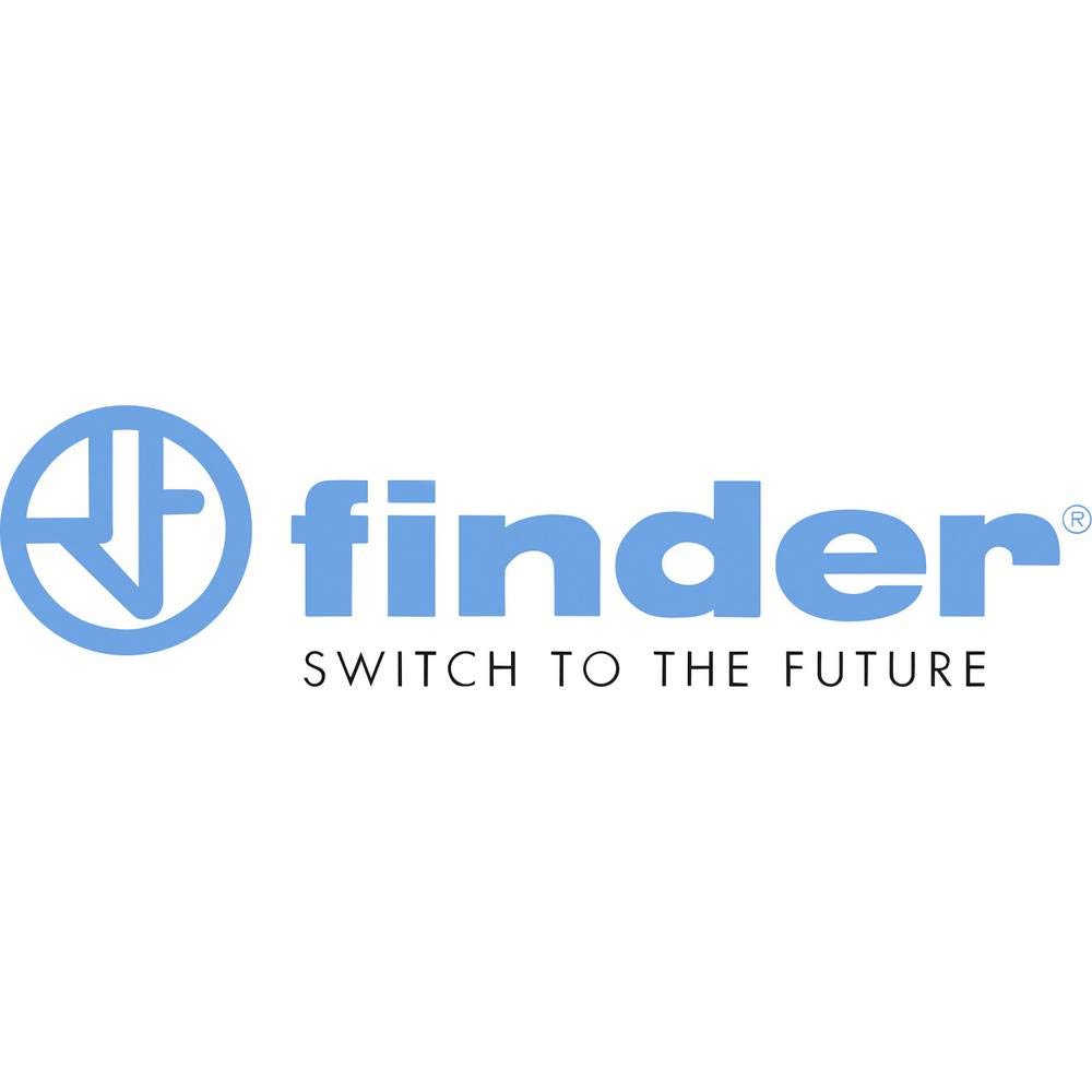 FINDER 90.26 Blue, DIN-Rail/Panel Mount, Plate CLAMP, Relay Socket, Screw Terminal, Socket for 60.12 Relay