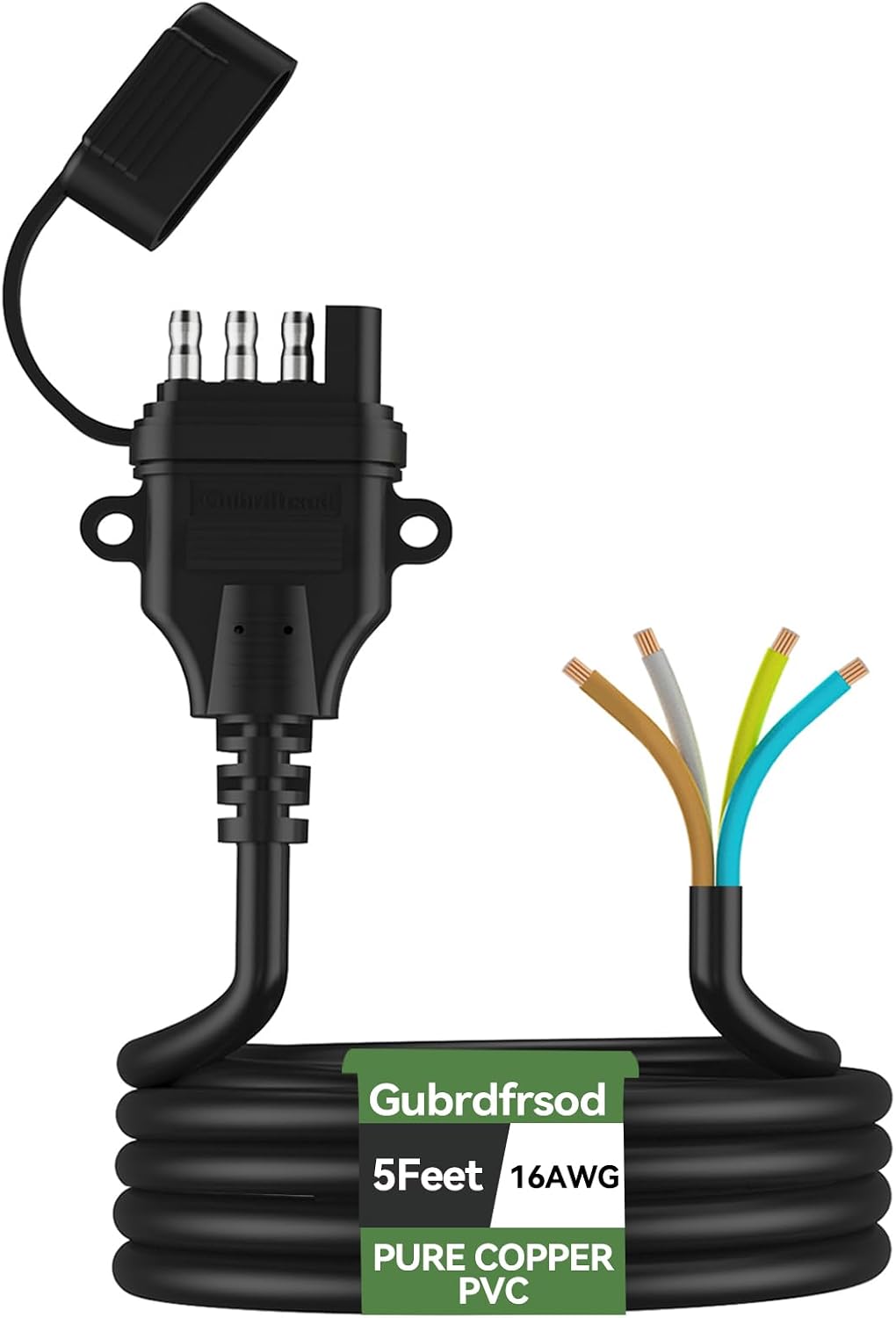 16AWG 5 FT 4 Pin Trailer Connector 4 Pin Trailer Wiring Harness