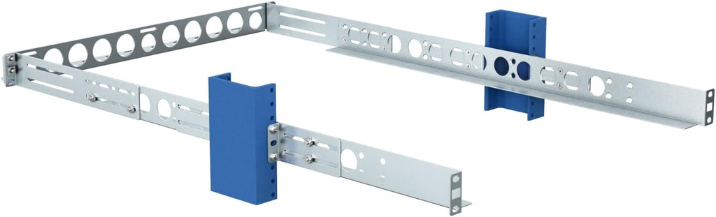 RackSolutions 1U 2Post Universal Rack Rail with Cable Wirebar