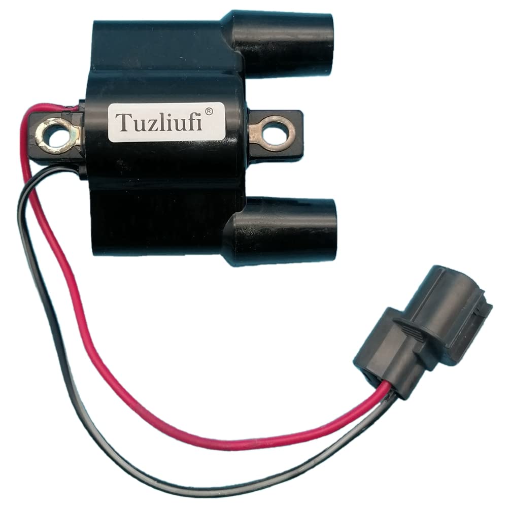Tuzliufi Ignition Coil for Kawasaki Yamaha Outboard 2005 F60 4 Stroke F150 F50 F75 F90 63P-82310-01-00 60E-82310-00-00 F6T557 JetSki Ultra 21121-3720 21121-3722 21121-0720 21121-0742 21121-0744 Z875