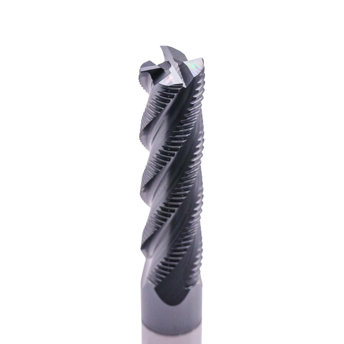 4 Flute Solid Carbide Long Roughing End Mill(1Pc, 1/2"), ALCrSiN Coated