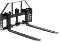 Standard Series Skid Steer Pallet Fork Frame, 48 in | Quick Tach Connection Fits SSQA Loader Mounts for Fast Swaps.