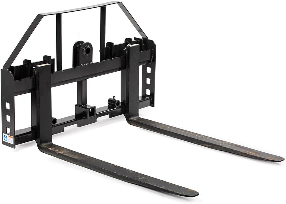 Standard Series Skid Steer Pallet Fork Frame, 48 in | Quick Tach Connection Fits SSQA Loader Mounts for Fast Swaps.