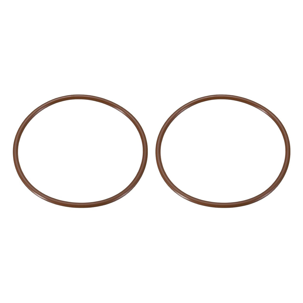 Fluorine Rubber O-Rings 3-3/8" OD, 3-1/8" ID, 1/8" Width 2PCS
