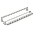 2-Pack 12-Inch(305mm) Brushed Nickel Cabinet Pulls,Heavy-Duty Solid Satin Nickel Handles for Kitchen Cabinets