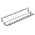 2-Pack 12-Inch(305mm) Brushed Nickel Cabinet Pulls,Heavy-Duty Solid Satin Nickel Handles for Kitchen Cabinets