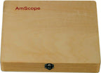 PS100B Prepared Microscope Slide Set for Basic Biological Science | 100pc Prepared Slides Professionally Stained &