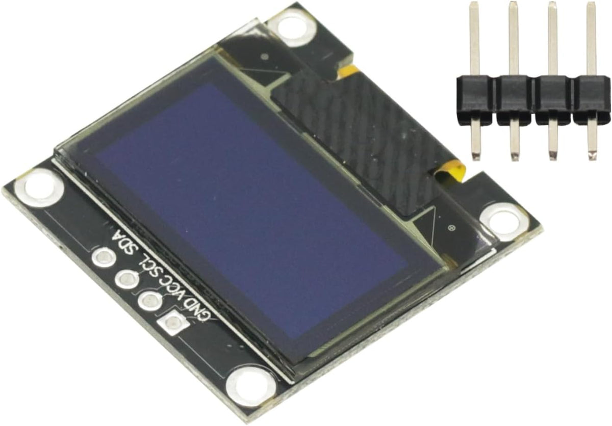 2 Pcs 0.96 inch IIC I2C Serial White OLED Display Module 128X64 I2C SSD1306 12864 LCD Screen Board 0.96" for Arduino Raspberry Pi