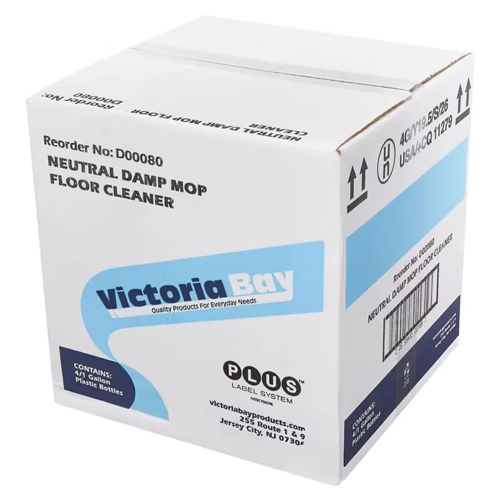 Neutral Damp Mop Floor Cleaner, 4 Gallons/Case