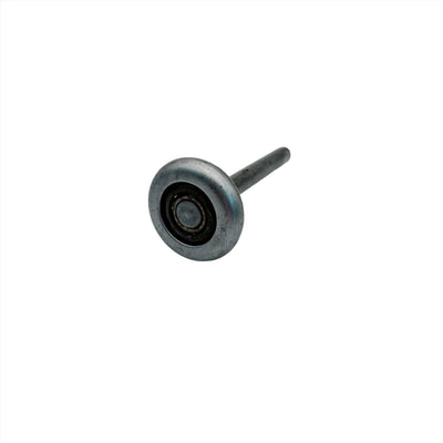 Steel Garage Door Rollers - 2" Steel Roller with 10 Ball Bearings, 4" Stem - Heavy Duty Garage Door Wheels Replacement - Zinc Plated for Long Life - Compatible with 2" Door Tracks
