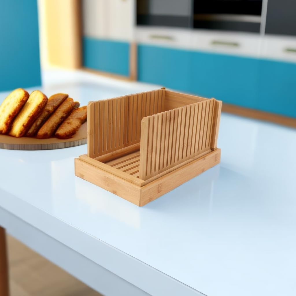 Tnfeeon Bread Slicer for Homemade Bread, Even and Consistent with Optimal Knife